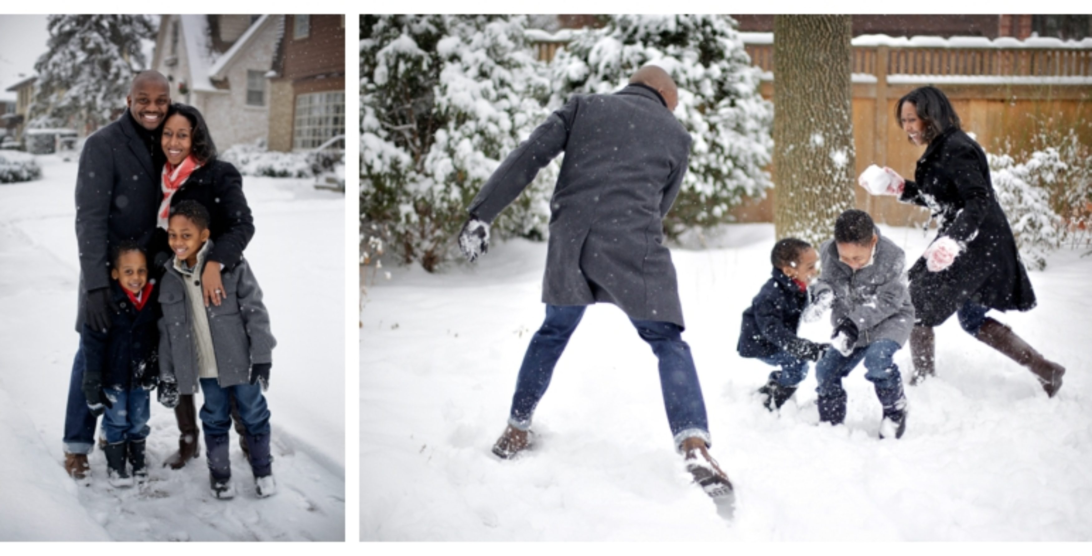 {M} Family + Snowfights 