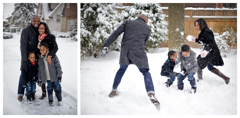 {M} Family + Snowfights <3
